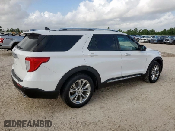 2022 Ford Explorer Limited with VIN 1FMSK7FH9NGA30472, listed as a Copart auction lot 61850155 with 48,201 mi miles and Salvage title. Bid and sale history available at DreamBid. Image 3.