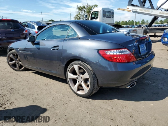 2012 Mercedes-Benz SLK-Class SLK 350 with VIN WDDPK5HA0CF004785, listed as a Copart auction lot 73420294 with 21,744 mi miles and Salvage Title. Bid and sale history available at carsss.com. Image 2.