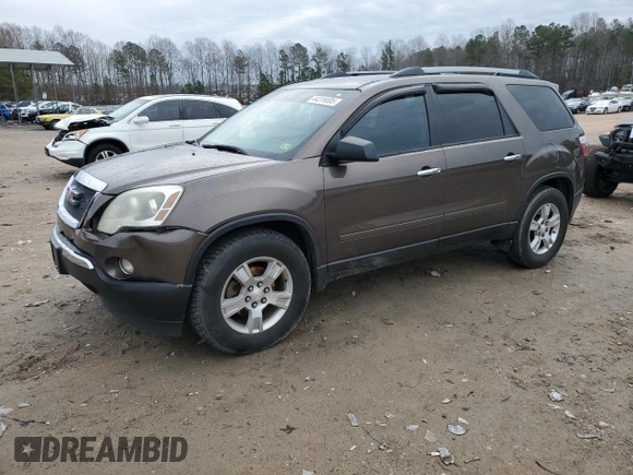 2012 GMC Acadia SL with VIN 1GKKVNED1CJ157056, listed as a Copart auction lot 44316695 with 262,380 mi miles and Salvage title. Bid and sale history available at DreamBid. Image 1.