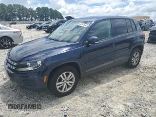 2012 Volkswagen Tiguan SE with VIN WVGBV7AX5CW562066, listed as a Copart auction lot 65983665 with 105,088 mi miles and Non repairable. Bid and sale history available at DreamBid. Image 1.