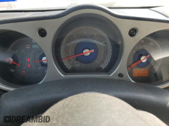 2005 Nissan 350Z Touring with VIN JN1AZ34E05M650807, listed as a Copart auction lot 73544894 with 149,085 mi miles and Salvage Title. Bid and sale history available at DreamBid. Image 9.