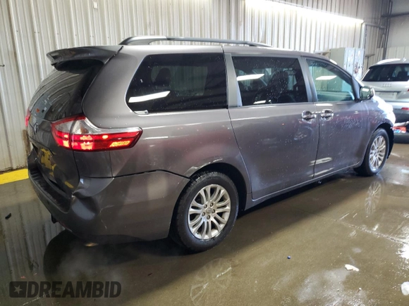 2015 Toyota Sienna XLE with VIN 5TDYK3DC1FS688969, listed as a Copart auction lot 50197175 with 90,376 mi miles and Salvage Title. Bid and sale history available at carsss.com. Image 3.