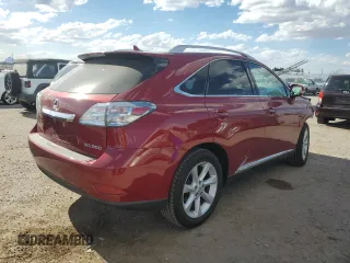 2011 Lexus RX 350 with VIN 2T2ZK1BA6BC051925, listed as a Copart auction lot 53166295 with 100,636 mi miles and Salvage Title. Bid and sale history available at carsss.com. Image 3.