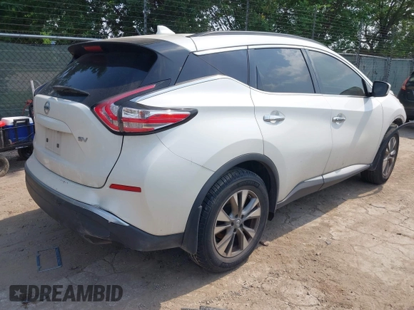 2018 Nissan Murano S z VIN 5N1AZ2MG8JN201397, wystawiony jako IAAI lot #41842169 z przebiegiem 50 648 mil mil oraz . Historia ofert i sprzedaży dostępna na DreamBid. Obrazek 4.