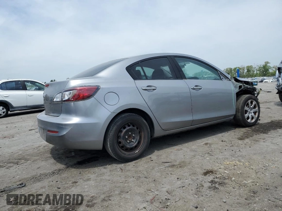 2013 Mazda 3 i SV with VIN JM1BL1TG5D1796307, listed as a Copart auction lot 54529955 with 89,558 mi miles and Salvage title. Bid and sale history available at DreamBid. Image 3.