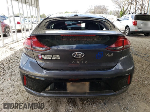 2018 Hyundai Ioniq Blue z VIN KMHC65LC1JU066108, wystawiony jako Copart lot #52649835 z przebiegiem 142 853 mil mil oraz Szkoda całkowita • Salvage title. Historia ofert i sprzedaży dostępna na DreamBid. Obrazek 6.