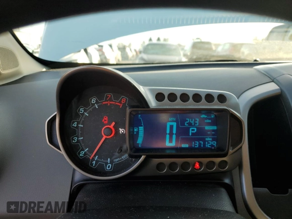 2016 Chevrolet Sonic LT with VIN 1G1JC6SB4G4151321, listed as a Copart auction lot 46702765 with 137,129 mi miles and Salvage Title. Bid and sale history available at carsss.com. Image 9.
