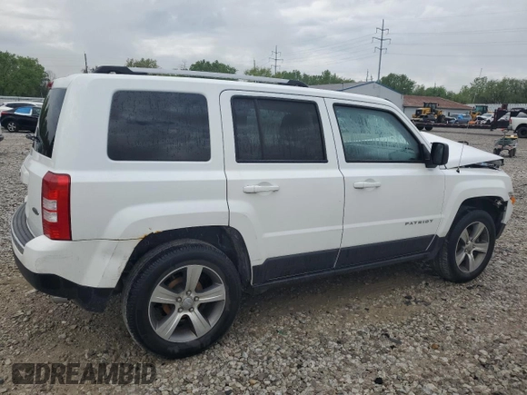 2017 Jeep Patriot High Altitude with VIN 1C4NJRFB6HD210574, listed as a Copart auction lot 55638065 with 132,151 mi miles and Salvage title. Bid and sale history available at DreamBid. Image 3.