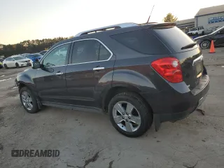 2013 Chevrolet Equinox LTZ with VIN 2GNALFEKXD6154843, listed as a Copart auction lot 46710155 with 102,587 mi miles and Salvage Title. Bid and sale history available at carsss.com. Image 2.