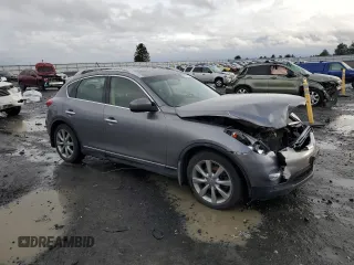 2013 Infiniti EX with VIN JN1BJ0HR4DM480618, listed as a Copart auction lot 85591484 with 107,989 mi miles and Salvage Title. Bid and sale history available at DreamBid. Image 4.