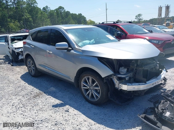 2019 Acura RDX w/Technology Pkg with VIN 5J8TC2H56KL028081, listed as a IAAI auction lot 40042142 with 76,899 mi miles. Bid and sale history available at carsss.com. Image 1.