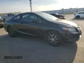 2013 Honda Civic Cpe LX with VIN 2HGFG3B59DH504100, listed as a Copart auction lot 52367335 with 108,208 mi miles and Salvage Title. Bid and sale history available at carsss.com. Image 4.