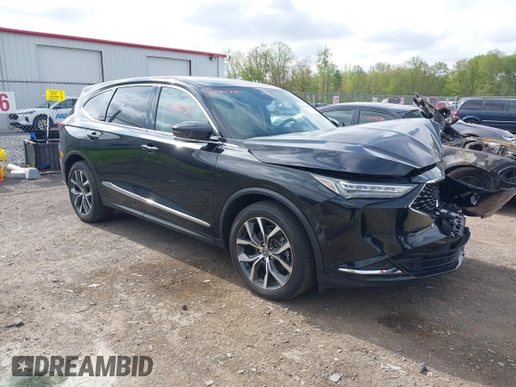 2022 Acura MDX Technology with VIN 5J8YE1H4XNL003559, listed as a IAAI auction lot 42232731 with 50,642 mi miles and . Bid and sale history available at DreamBid. Image 1.