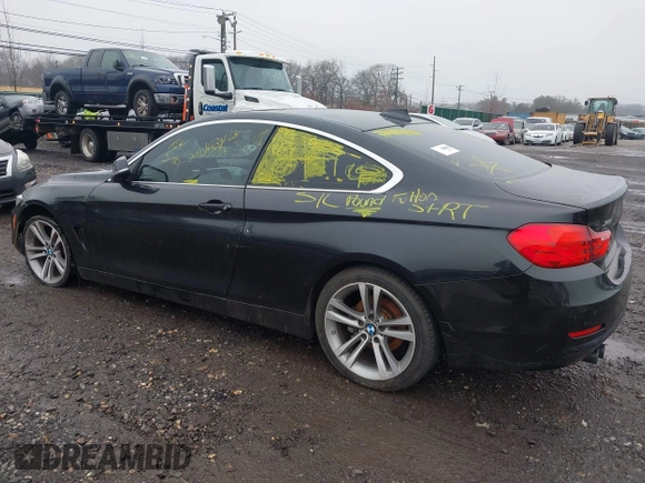 2017 BMW 4 Series 430i xDrive with VIN WBA4R9C33HK878925, listed as a IAAI auction lot 41950321 with Not Provided miles and . Bid and sale history available at DreamBid. Image 3.