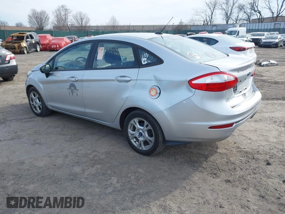 2014 Ford Fiesta SE with VIN 3FADP4BJXEM150573, listed as a IAAI auction lot 41598139 with Not Provided miles. Bid and sale history available at carsss.com. Image 3.