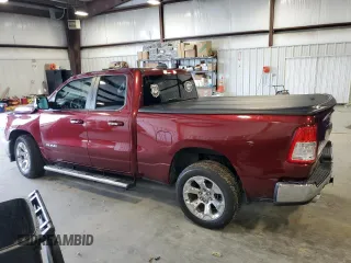 2019 Ram 1500 Big Horn z VIN 1C6RREBT3KN639486, wystawiony jako Copart lot #64940864 z przebiegiem 63 879 mil mil oraz Szkoda całkowita • Salvage title. Historia ofert i sprzedaży dostępna na DreamBid. Obrazek 2.