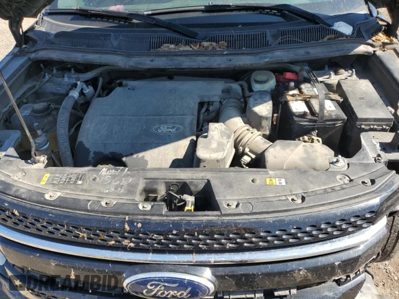 2013 Ford Explorer Limited z VIN 1FM5K7F87DGB97215, wystawiony jako Copart lot #56570215 z przebiegiem Nie podano mil oraz Szkoda całkowita • Salvage title. Historia ofert i sprzedaży dostępna na DreamBid. Obrazek 12.