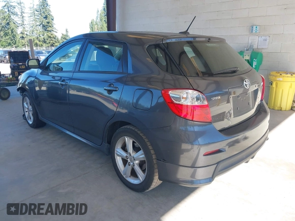 2009 Toyota Matrix S with VIN 2T1LE40E29C002546, listed as a IAAI auction lot 42674485 with 190,917 mi miles and . Bid and sale history available at DreamBid. Image 3.