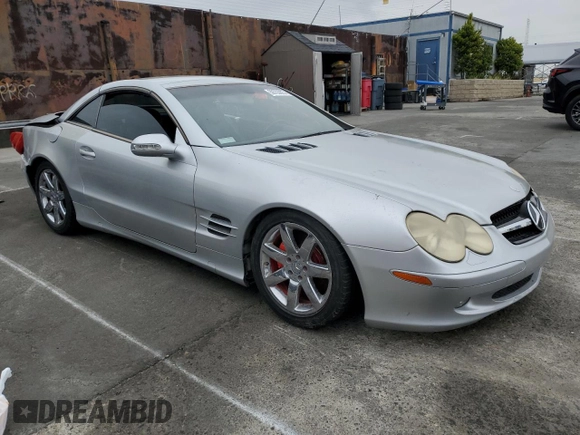 2003 Mercedes-Benz SL 500 with VIN WDBSK75FX3F042197, listed as a Copart auction lot 59703925 with Not provided miles and Clean title. Bid and sale history available at DreamBid. Image 4.