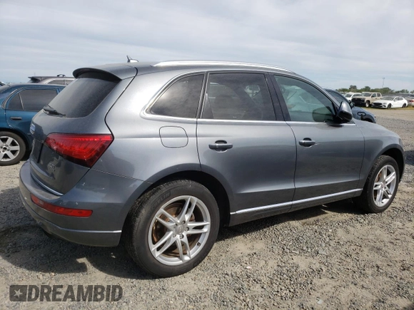2015 Audi Q5 Premium Plus with VIN WA1LFAFP6FA125426, listed as a Copart auction lot 53004515 with 182,482 mi miles and Clean title. Bid and sale history available at DreamBid. Image 3.