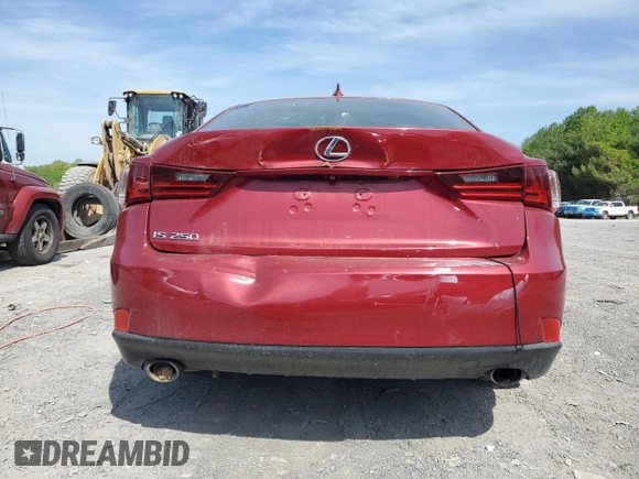 2014 Lexus IS 250 with VIN JTHBF1D22E5043451, listed as a Copart auction lot 55110245 with Not Provided miles and Clean Title. Bid and sale history available at DreamBid. Image 6.