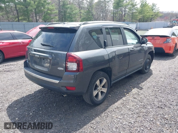 2017 Jeep Compass High Altitude with VIN 1C4NJDEB5HD175630, listed as a IAAI auction lot 42066679 with 114,585 mi miles. Bid and sale history available at carsss.com. Image 4.