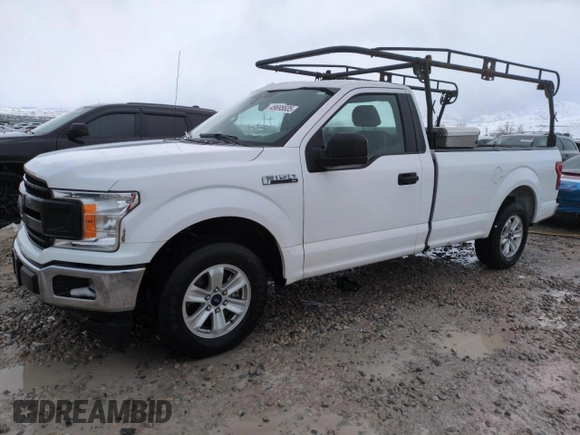 2019 Ford F-150 XL with VIN 1FTMF1CB6KKD26749, listed as a Copart auction lot 49695535 with 115,003 mi miles and Salvage title. Bid and sale history available at DreamBid. Image 1.