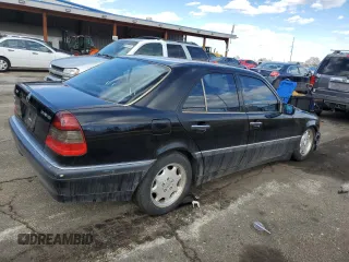 1998 Mercedes-Benz C 230/260/280/320 with VIN WDBHA23G2WA555649, listed as a Copart auction lot 46755375 with 179,263 mi miles and Salvage title. Bid and sale history available at DreamBid. Image 3.