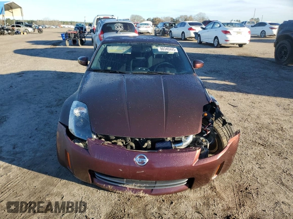2006 Nissan 350Z Touring with VIN JN1AZ34D56M303921, listed as a Copart auction lot 88340445 with 78,731 mi miles and Salvage Title. Bid and sale history available at carsss.com. Image 5.