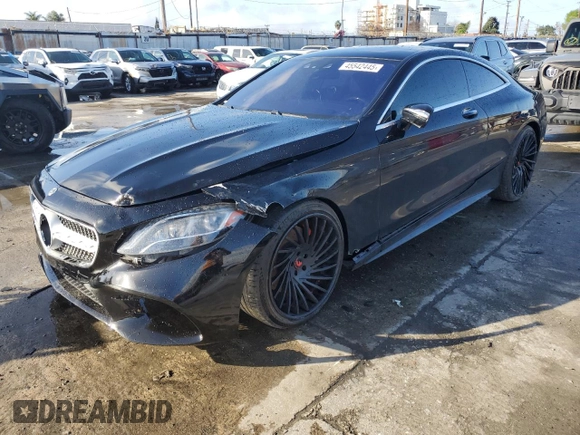 2017 Mercedes-Benz S 550 with VIN WDDXJ8FB7HA027727, listed as a Copart auction lot 45542445 with 82,194 mi miles and Salvage title. Bid and sale history available at DreamBid. Image 1.