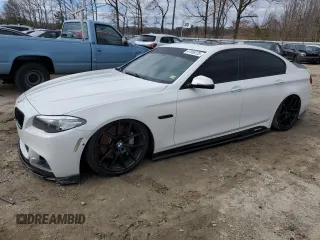 2015 BMW 5 Series 550i z VIN WBAKN9C55FD682331, wystawiony jako Copart lot #47356725 z przebiegiem 80 741 mil mil oraz Szkoda całkowita • Salvage title. Historia ofert i sprzedaży dostępna na DreamBid. Obrazek 1.