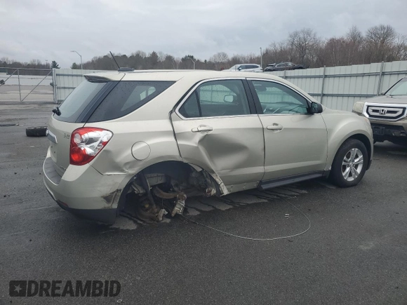 2015 Chevrolet Equinox LS with VIN 2GNFLEEK2F6121239, listed as a Copart auction lot 52860355 with 123,502 mi miles and Clean Title. Bid and sale history available at carsss.com. Image 3.
