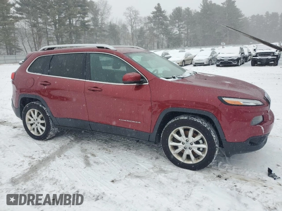 2016 Jeep Cherokee Limited with VIN 1C4PJMDB4GW185305, listed as a Copart auction lot 42760845 with 169,536 mi miles and Non Repairable. Bid and sale history available at carsss.com. Image 4.