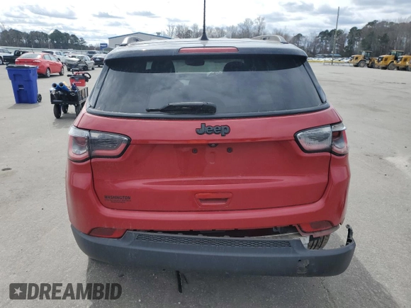 2020 Jeep Compass Altitude z VIN 3C4NJCBB5LT162409, wystawiony jako Copart lot #47762665 z przebiegiem 48 535 mil mil oraz Szkody całkowita. Historia ofert i sprzedaży dostępna na DreamBid. Obrazek 6.