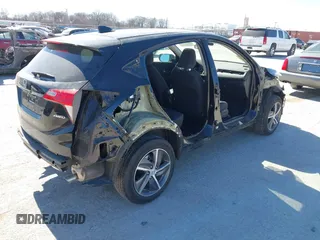 2021 Honda HR-V EX with VIN 3CZRU6H54MM728819, listed as a IAAI auction lot 41685131 with 18,091 mi miles. Bid and sale history available at carsss.com. Image 4.
