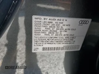 2015 Audi Q7 3.0T S line Prestige with VIN WA1DGAFE0FD012991, listed as a Copart auction lot 46693545 with 154,427 mi miles and Salvage Title. Bid and sale history available at carsss.com. Image 13.