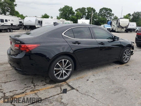 2016 Acura TLX V6 with VIN 19UUB2F33GA008415, listed as a Copart auction lot 59565375 with 111,329 mi miles and Salvage title. Bid and sale history available at DreamBid. Image 3.