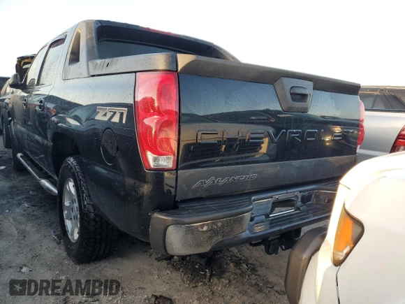 2005 Chevrolet Avalanche Z71 with VIN 3GNEK12Z45G278279, listed as a Copart auction lot 75498034 with Not Provided miles and Non Repairable. Bid and sale history available at DreamBid. Image 6.