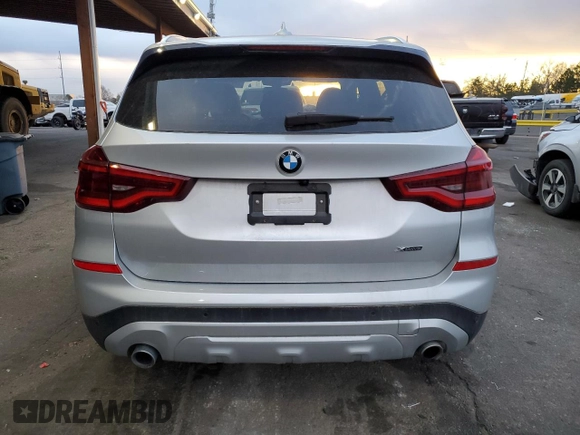 2020 BMW X3 xDrive30i with VIN 5UXTY5C0XL9C73799, listed as a Copart auction lot 48844655 with 37,526 mi miles and Salvage Title. Bid and sale history available at DreamBid. Image 6.