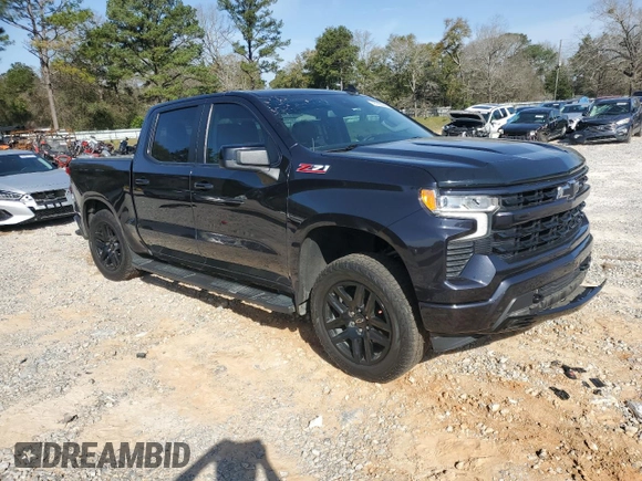 2022 Chevrolet Silverado 1500 RST with VIN 1GCUDEED1NZ594714, listed as a Copart auction lot 47855845 with 68,461 mi miles and Salvage Title. Bid and sale history available at DreamBid. Image 4.