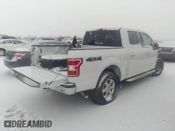 2019 Ford F-150 XL with VIN 1FTEW1EP7KFC62954, listed as a IAAI auction lot 27603731 with 14 mi miles and . Bid and sale history available at DreamBid. Image 4.