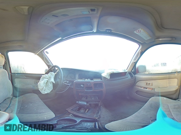 2000 Toyota 4Runner SR5 with VIN JT3GN86RXY0174498, listed as a Copart auction lot 43380235 with 307,230 mi miles and Salvage Title. Bid and sale history available at DreamBid. Image 14.