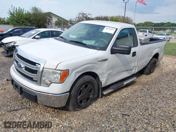 2014 Ford F-150 XL with VIN 1FTNF1CF6EKD16640, listed as a IAAI auction lot 40235032 with 124,116 mi miles and . Bid and sale history available at DreamBid. Image 2.