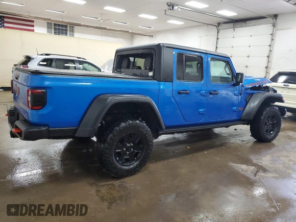 2022 Jeep Gladiator Mojave z VIN 1C6JJTEGXNL129496, wystawiony jako Copart lot #43359345 z przebiegiem 96 060 mil mil oraz Nie do naprawy • Non repairable. Historia ofert i sprzedaży dostępna na DreamBid. Obrazek 3.