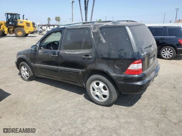 2002 Mercedes-Benz M-Class with VIN 4JGAB54E32A338132, listed as a Copart auction lot 67854164 with 0 mi miles and Salvage Title. Bid and sale history available at carsss.com. Image 2.