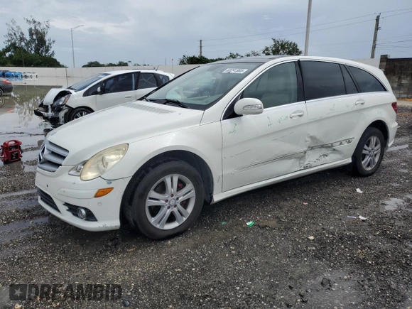 2008 Mercedes-Benz R 3.5L with VIN 4JGCB65E28A084418, listed as a Copart auction lot 63391385 with 120,038 mi miles and Salvage title. Bid and sale history available at DreamBid. Image 1.