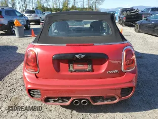2016 MINI Convertible S with VIN WMWWG9C54G3C21921, listed as a Copart auction lot 53391135 with 60,569 mi miles and Salvage Title. Bid and sale history available at DreamBid. Image 6.