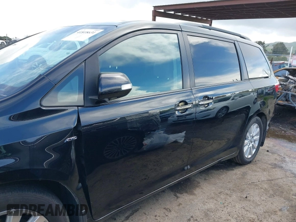 2017 Toyota Sienna XLE with VIN 5TDDZ3DC8HS186246, listed as a IAAI auction lot 41818631 with 182,583 mi miles and . Bid and sale history available at DreamBid. Image 15.