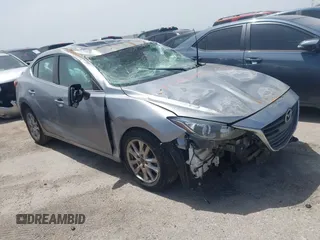 2015 Mazda 3 i Grand Touring with VIN 3MZBM1W72FM192340, listed as a IAAI auction lot 42225765 with 88,954 mi miles and . Bid and sale history available at DreamBid. Image 1.