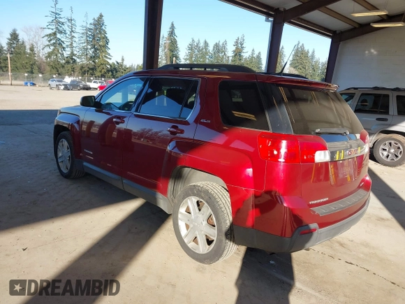 2011 GMC Terrain SLE-2 with VIN 2CTFLTEC6B6343397, listed as a IAAI auction lot 41447951 with 163,497 mi miles. Bid and sale history available at carsss.com. Image 3.